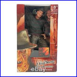 Nightmare On Elm Street Freddy vs Jason NECA 18 Freddy Krueger Figure 2004 NIB