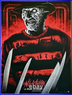 Nightmare On Elm Street Gary Pullin Mondo Poster AP 26/50 Signed OOP
