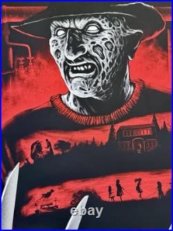 Nightmare On Elm Street Gary Pullin Mondo Poster AP 26/50 Signed OOP