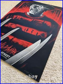 Nightmare On Elm Street Gary Pullin Mondo Poster AP 26/50 Signed OOP