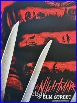 Nightmare On Elm Street Gary Pullin Mondo Poster AP 26/50 Signed OOP