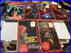 Nightmare On Elm Street Horror Movie Lot 1.2,3,4,6,7 Vhs Lot 4 Are Sealed