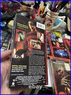 Nightmare On Elm Street Horror Movie Lot 1.2,3,4,6,7 Vhs Lot 4 Are Sealed