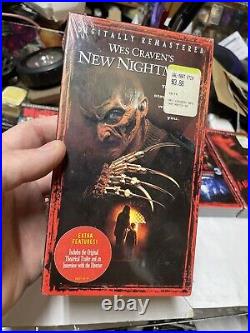 Nightmare On Elm Street Horror Movie Lot 1.2,3,4,6,7 Vhs Lot 4 Are Sealed