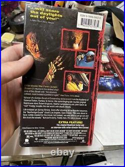 Nightmare On Elm Street Horror Movie Lot 1.2,3,4,6,7 Vhs Lot 4 Are Sealed