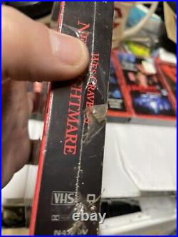 Nightmare On Elm Street Horror Movie Lot 1.2,3,4,6,7 Vhs Lot 4 Are Sealed