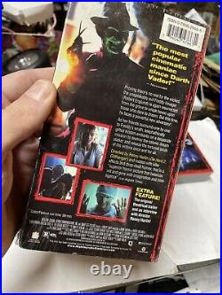 Nightmare On Elm Street Horror Movie Lot 1.2,3,4,6,7 Vhs Lot 4 Are Sealed