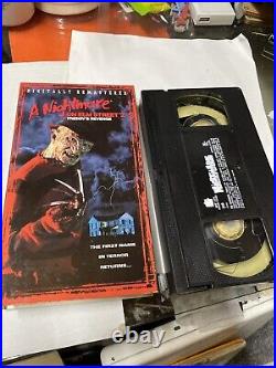 Nightmare On Elm Street Horror Movie Lot 1.2,3,4,6,7 Vhs Lot 4 Are Sealed