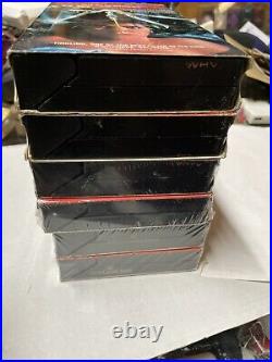 Nightmare On Elm Street Horror Movie Lot 1.2,3,4,6,7 Vhs Lot 4 Are Sealed