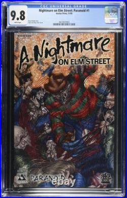 Nightmare On Elm Street Paranoid #1 CGC NM/M 9.8 White Pages Cover A Variant