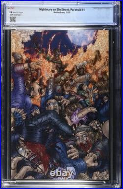 Nightmare On Elm Street Paranoid #1 CGC NM/M 9.8 White Pages Cover A Variant