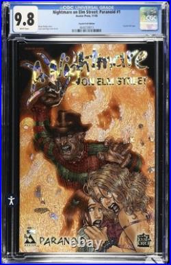 Nightmare On Elm Street Paranoid #1 Crystal Foil Edition Cgc9.8 Top Graded Copy