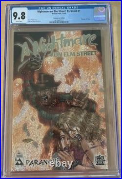Nightmare On Elm Street Paranoid 1 Platinum Foil Edition Cgc9.8 Top Graded Copy