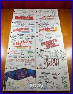 Nightmare On Elm Street Script Bundle- Signed- Autograph Reprints- 8 Scripts Nightmare On Elm Street Script Bundle- Signed- Autograph Reprints- 8 Scripts