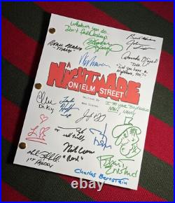 Nightmare On Elm Street Script Bundle- Signed- Autograph Reprints- 8 Scripts Nightmare On Elm Street Script Bundle- Signed- Autograph Reprints- 8 Scripts