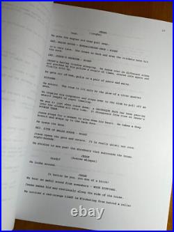 Nightmare On Elm Street Script Bundle- Signed- Autograph Reprints- 8 Scripts Nightmare On Elm Street Script Bundle- Signed- Autograph Reprints- 8 Scripts