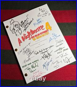 Nightmare On Elm Street Script Bundle- Signed- Autograph Reprints- 8 Scripts Nightmare On Elm Street Script Bundle- Signed- Autograph Reprints- 8 Scripts