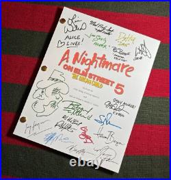 Nightmare On Elm Street Script Bundle- Signed- Autograph Reprints- 8 Scripts Nightmare On Elm Street Script Bundle- Signed- Autograph Reprints- 8 Scripts