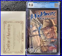 Nightmare On Elm Street Special #1 Royal Blue Foil Comic CGC 9.8 COA