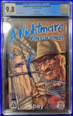 Nightmare On Elm Street Special #1 Royal Blue Foil Comic CGC 9.8 COA Nightmare On Elm Street Special #1 Royal Blue Foil Comic CGC 9.8 COA
