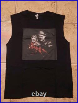 Nightmare On Elm Street T Shirt Freddy Killing Jesus (M) Used Sleeveless Tee