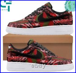 Nightmare On Elm Street True Horror Air Force 1 Shoes Men Women Sneaker AF1 Nightmare On Elm Street True Horror Air Force 1 Shoes Men Women Sneaker AF1