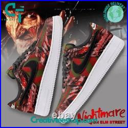 Nightmare On Elm Street True Horror Air Force 1 Shoes Men Women Sneaker AF1 Nightmare On Elm Street True Horror Air Force 1 Shoes Men Women Sneaker AF1