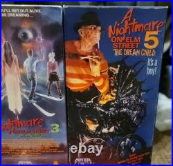 Nightmare On Elm Street VHS Lot 1 2 3 5 Freddy Krueger Horror Media Tested