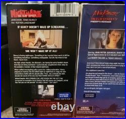 Nightmare On Elm Street VHS Lot 1 2 3 5 Freddy Krueger Horror Media Tested