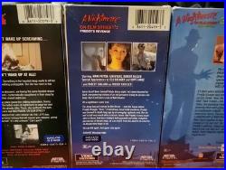 Nightmare On Elm Street VHS Lot 1 2 3 5 Freddy Krueger Horror Media Tested