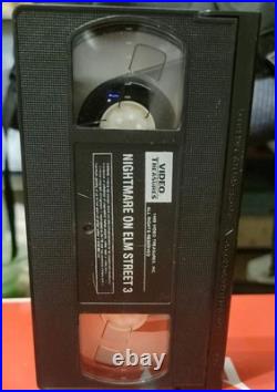 Nightmare On Elm Street VHS Lot 1 2 3 5 Freddy Krueger Horror Media Tested