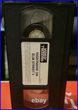 Nightmare On Elm Street VHS Lot 1 2 3 5 Freddy Krueger Horror Media Tested