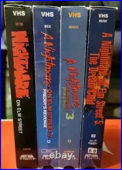 Nightmare On Elm Street VHS Lot 1 2 3 5 Freddy Krueger Horror Media Tested