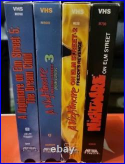 Nightmare On Elm Street VHS Lot 1 2 3 5 Freddy Krueger Horror Media Tested