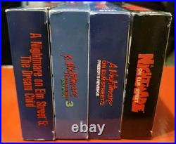 Nightmare On Elm Street VHS Lot 1 2 3 5 Freddy Krueger Horror Media Tested