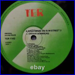 Nightmare On Elm street Soundtrack LP Record