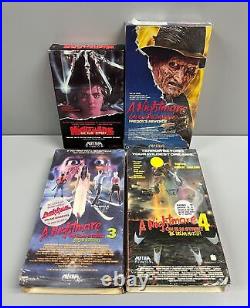 Nightmare on Elm Street 1 2 3 4 Set Betamax Tapes Freddy's Revenge Beta Horror