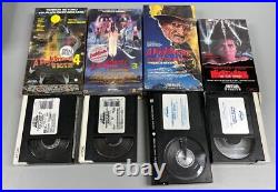 Nightmare on Elm Street 1 2 3 4 Set Betamax Tapes Freddy's Revenge Beta Horror