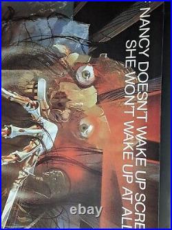 Nightmare on Elm Street 27x40 Poster Signed Robert Englund Celebrity Authentics