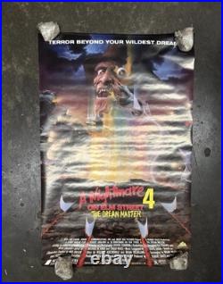 Nightmare on Elm Street 4 The Dream Master Freddy Kruger Horror Movie Poster