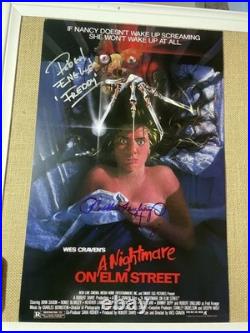 Nightmare on Elm Street Cast Signed Poster Autographs Robert England Freddy! P1