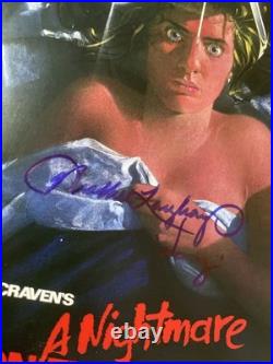 Nightmare on Elm Street Cast Signed Poster Autographs Robert England Freddy! P1