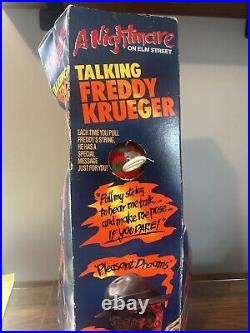 Nightmare on Elm Street FREDDY KRUEGER Talking Doll 1989 WORKS NEW