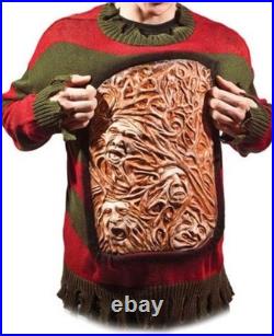 Nightmare on Elm Street Freddy Krueger Animated Chest of Souls Sweater Nightmare on Elm Street Freddy Krueger Animated Chest of Souls Sweater