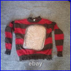 Nightmare on Elm Street Freddy Krueger Animated Chest of Souls Sweater As Is