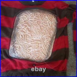 Nightmare on Elm Street Freddy Krueger Animated Chest of Souls Sweater As Is