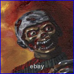 Nightmare on Elm Street Original Painting Johnny Depp Freddy Krueger Horror Art
