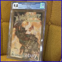 Nightmare on Elm Street Paranoid 1 CGC 9.8 White (Platinum Foil)-Ltd 1700 with COA