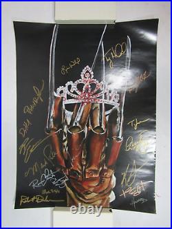 Nightmare on Elm Street Scream Queen Poster- Cast Signed- NO COA Nightmare on Elm Street Scream Queen Poster- Cast Signed- NO COA