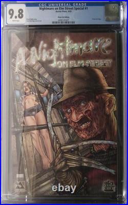 Nightmare on Elm Street Special 1 CGC 9.8 Prism Foil Ryp cover COA limited 500